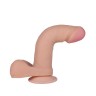 Телесный фаллоимитатор на присоске F&F BEST COCK 6 - 19 см.