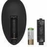 Черный анальный вибромассажер N 81 Rechargeable Remote Controlled Butt Plug - 14 см.