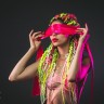 Розовая лента для связывания Wink - 152 см.