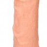 Телесная насадка с кольцом Penis Extender with Rings - 21 см.