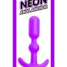 Фиолетовая силиконовая анальная пробка Anal Anchor - 10,2 см.
