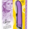 Фиолетовый вибратор Smile Easy - 22 см.