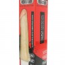 Реалистичный мультискоростной вибратор REALSTUFF 7INCH VIBRATOR - 17,8 см.
