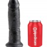 Страпон Harness со съемной чёрной насадкой King Cock 9 - 22,9 см.