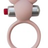 Розовое эрекционное виброколечко Emotions Minnie Light pink