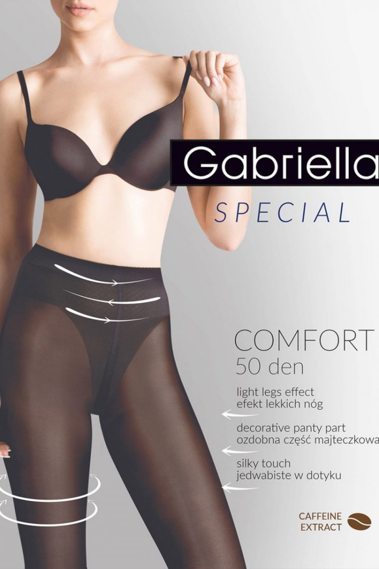 Утягивающие в бедрах и талии колготки с кофейным экстрактом Comfort