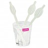 Светящиеся в темноте трубочки для напитков в виде вагины Pussy Straws - 9 шт.