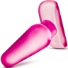 Розовая анальная пробка Eclipse Anal Pleaser Medium - 12 см.