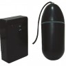 Чёрное виброяйцо Waterproof Remote Control Bullet с пультом ДУ