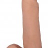 Телесный фаллоимитатор на присоске F&F BEST COCK 8 - 22 см.