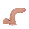 Телесный фаллоимитатор на присоске F&F BEST COCK 8 - 22 см.