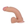 Телесный фаллоимитатор на присоске F&F BEST COCK 8 - 22 см.