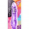 Фиолетовый вибратор-реалистик Fantasy Vibe - 22,8 см.