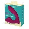 Фиолетовый вибромассажёр с вакуумной стимуляцией Vaginal & Suction Lover