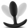 Черная анальная пробка Wearable Vibra Slim Plug Small - 8,9 см. 