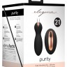 Черные вагинальные шарики Purity с пультом ДУ
