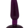 Фиолетовая анальная пробка HONEY DOLLS - 16 см.