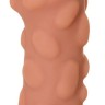 Телесная насадка на фаллос с крупными бугорками Extreme Sleeve 011 L-size - 16,4 см.