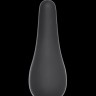 Чёрная анальная пробка Slim Anal Plug Large - 12,5 см.
