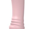 Розовый гладкий вибратор FLEXIBLE SWEETHEART - 12 см.