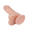 Телесный фаллоимитатор на присоске BEST COCK 7 - 20 см.