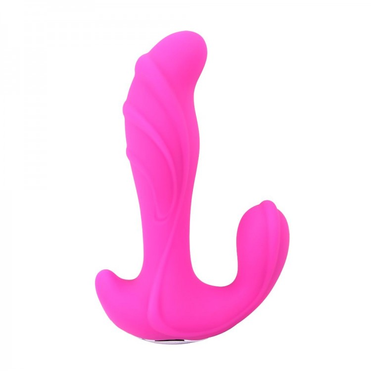 Розовый вибратор Rocker G Stimulators - 15,1 см.