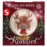 Коричневое эрекционное виброкольцо The Red Nosed с рожками