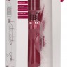 Красный универсальный массажер Silicone Massage Wand - 20 см.