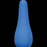 Синяя анальная пробка Slim Anal Plug Large - 12,5 см.