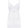 Комплект Amor blanco Obsessive сорочка стринги (.S/M Белый)