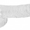 Прозрачный фаллоимитатор Realrock Crystal Clear 6 inch - 17 см.