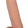 Телесный фаллоимитатор на присоске F&F BEST COCK 7 - 20 см.