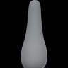 Светло-серая анальная пробка Slim Anal Plug Large - 12,5 см.