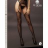 Пикантные стрип-панти Suspender Leopard Pantyhose