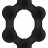 Черное эрекционное кольцо No.82 Weighted Cock Ring