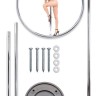 Серебристый пилон Fantasy Dance Pole