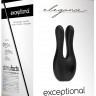 Черный клиторальный стимулятор Exceptional - 10,4 см.
