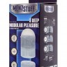 Прозрачный модульный мастурбатор MENZSTUFF 3 DEEP MODULAR PLEASURES