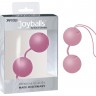 Нежно-розовые вагинальные шарики Joyballs с петелькой