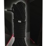 Черная веревка для бондажа BONDAGE ROPE - 10 м.