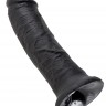 Чёрный фаллоимитатор 8" Cock - 20,3 см.