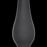 Чёрная анальная пробка Slim Anal Plug XL - 15,5 см.