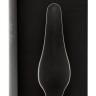 Чёрная анальная пробка Slim Anal Plug XL - 15,5 см.