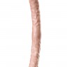 Двусторонний фаллоимитатор Realstick Nude - 34 см.