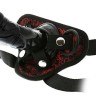 Черно-красные трусики STRAP-ON DILDO с насадкой - 14,5 см.