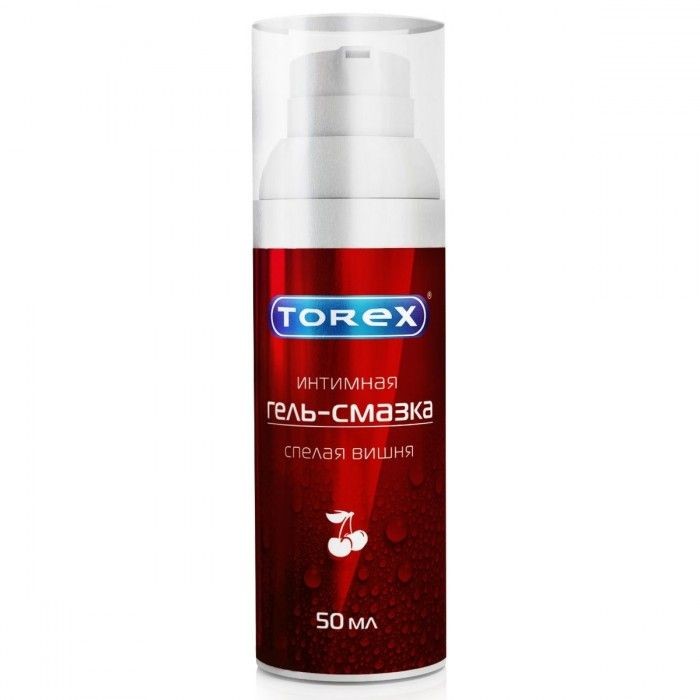 Гель-смазка на водной основе Torex "Спелая вишня" - 50 мл.