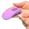 Фиолетовый компактный вибростимулятор Remote Silicone Please-Her