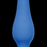 Синяя анальная пробка Slim Anal Plug XL - 15,5 см.