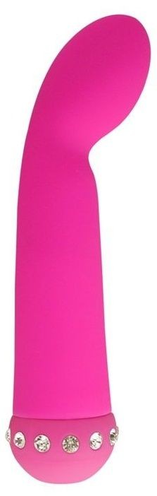 Розовый вибратор BLISS "G" VIBE - 14,2 см.