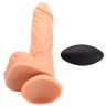 Телесный ротатор-реалистик SUPER REALISTIC COCK WITH BALLS - 22 см.